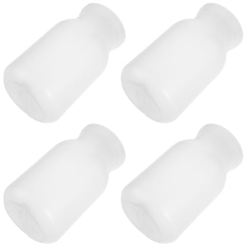 GATHINESS 4 Piezas Kit de Cultivo de Setas para Casa con Botella de Plástico Blanco de 1100ml, Diseño Optimizado Reutilizable Adecuado para Principiantes en Vivero Interior