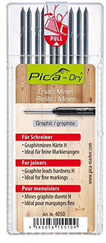 Pica 4050 10 Minen Dry Pack Graphit H (mit Blister), Stück