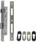Amig - Cerradura de Embutir para Carpintería Metálica Mod. 720E - 27 mm - Para Cilindro Europerfil de Leva de 15 mm - Picaporte Reversible - Acero Inoxidable