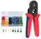 CAMWAY Crimping Tool Set,Ratchet Ferrule Crimp Plier Tool with 1200pcs Terminal Wire Connectors Terminal Hand Tool, Crimper Plier Wire Terminal Kit for DIY Electrical Repair