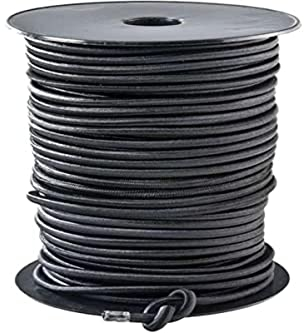 WERKA PRO Bungee Cord Black Diameter 4 mm x 20 m