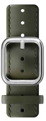 WITHINGS - Premium Lederarmband für ScanWatch, Steel HR Sport, Move ECG, Move