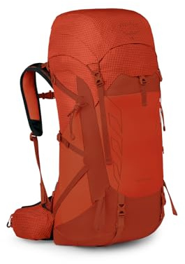 Osprey Talon Pro 40L Herren Wanderrucksack mit Hüftgurt, Mars Orange, L/XL