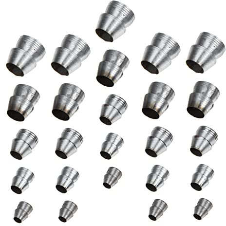 FOYTOKI 25 Piezas Cuña De De Hierro Mango De Cuña De Acero Para Mango De Martillo Cuña Para Martillo y Almádena Cuñas De Acero De Talar Silver Planchar