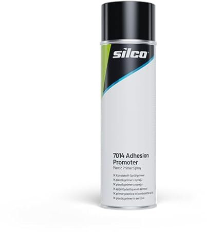 INTERMIX SUPPLIES Silco 7014 Adhesion Promoter Spray 500ml - Fast-Drying 1K Promoter for Plastic Surfaces, Perfect for Automotive Applications (Silver)