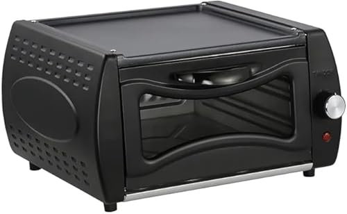 Tandoor Mini Oven Lahmacun Manakish Naan Bread Maker Pizza Oven Tandoori with Hot Top Plate, Mini Pizza Chapati roti maker for Home and Takeaways Electric Tandoor, Black