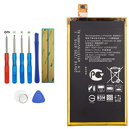 Vvsialeek LIS1594ERPC Ersatz Akku Kompatibel Für Sony Xperia Z5 compact E5803 E5823 with Toolkit