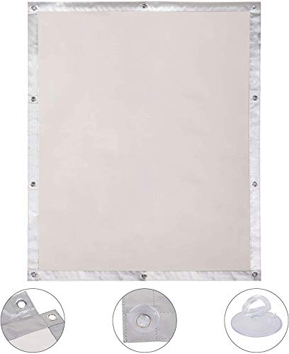 EUGAD Dachfenster Rollo 100% Verdunkelung Sonnenschutz Verdunklungsrollo ohne Bohren mit Saugnäpfen, Verdunklungsfolie für Fenster UV- und Hitzeschutz, Beige 57x100cm