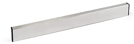 EMUCA - Barra magnética Porta Cuchillos con Adhesivo Doble Cara, Imán Cuchillos Pared, Soporte magnético Cuchillos, 40 cm, Acero Inoxidable