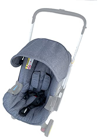 Seat Cushion Changing Kits Clothes, Sun Shade, Stroller Canopy Compatible with Doona Car Seat & Stroller (Grey)
