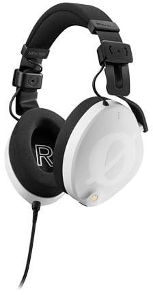 RØDE NTH-100 Professioneller Over-Ear-Kopfhörer für Content-Erstellung, Musikproduktion, Mischung und Audio-Bearbeitung, Podcasting, Aufnahme vor Ort (Weiß)