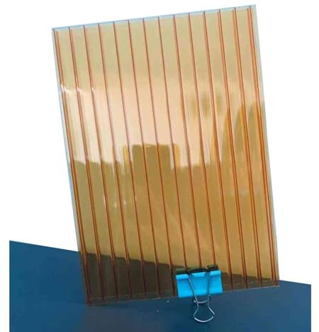 Panneaux de serre en polycarbonate à double paroi, isolation thermique extérieure, panneaux d'éclairage de jour pour balcon, garage, plafond, facile à plier et à couper