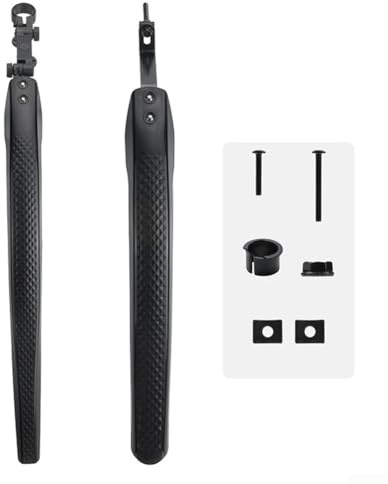 Ensemble de garde-boue avant et arrière en plastique PP pour vélo de route 26, 29 et 700C avec protection anti-éclaboussures efficace