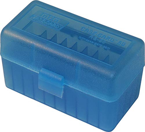 MTM 50 Round Rifle Ammunition Box RS-50 Blue
