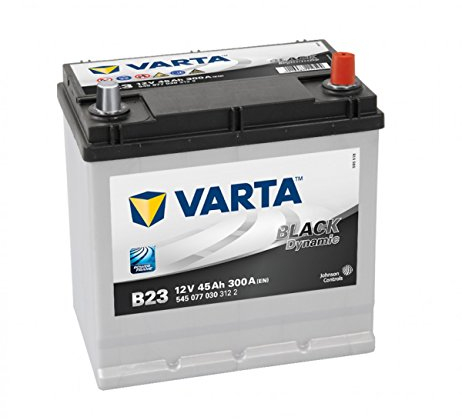 Varta Black Dynamic B23 Batterie Voitures, 12 V 45Ah 300 Amps (En)