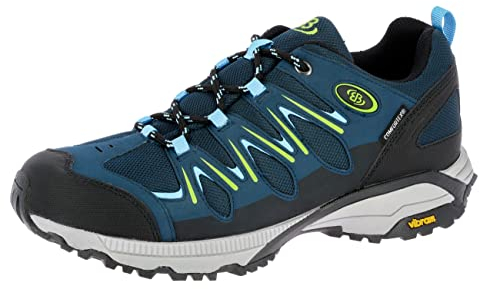 Brütting Damen Expedition Walkingschuhe, Marine Blau Lemon, 41 EU