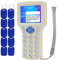 FTSTech Handheld-USB-RFID-ID-IC-Kartenschreiber mit Vollständiger Decodierungsfunktion Mit Kostenloser Software,Einschließlich 10-teiliger 2-in-1-Dual-Frequency-Schreibanhänger