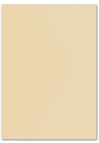 50 ark DIN A5-papper – karamell – 120 g – 14,8 x 21 cm – pysselark lerpapper pysselpapper brevpapper – färger glad av GUSTAV NEUSER av GUSTAV NEUSER