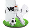 HF Training - 1 Paar Rutschfeste Kindersocken Fußball Socken (Gr. 27-30) Weiß für Kinder, Jungen & Mädchen - Fussball-Socken mit Grip für Jugend mit Noppen - Anti-Rutsch Fußballsocken & Sportsocken