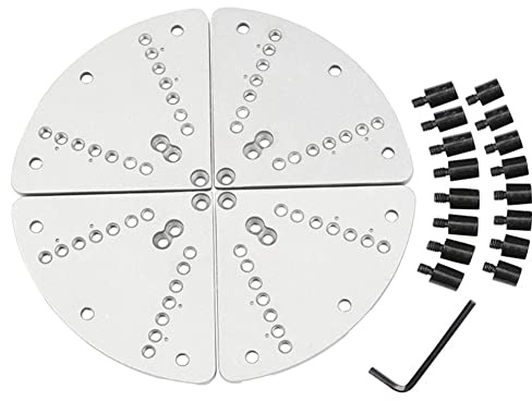 iFutniew Kit de mâchoires de mandrin de tour de 20,3 cm pour tour à bois, mandrin à clé et mandrin de défilement avec kit de tampon pour mandrins de tour à bois