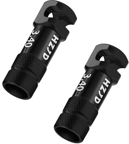 Bicicleta Presta Tapas de Válvulas, Negro, Extracción de radios del núcleo integrada(2Piezas)
