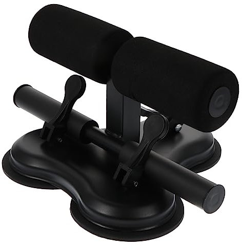 OHPHCALL Höhenverstellbarer Sit-up Assistent Mit Zwei Starken Saugnäpfen Stabiler Fußhalter Für Bauchmuskeltraining Zuhause Einfaches Fitnessgerät Zur Heimbenutzung Idealer Crunches Helfer