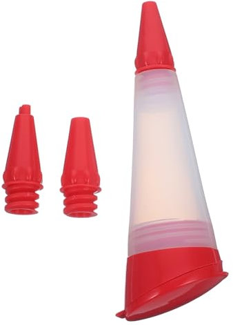 UKCOCO Penna Decorativa per Torte Silicone Strumento per Decorare Dolci per Creazioni Cake Design per DIY e Decorazioni Dessert Colore Casuale Colore Casuale