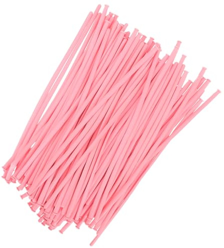 WHAMVOX 100 Palloncini Lunghi in Lattice Rosa per Feste 260 DIY Palloncini Modellabili Facili da Gonfiare e Sgonfiare per Decorazioni Matrimonio e Natale
