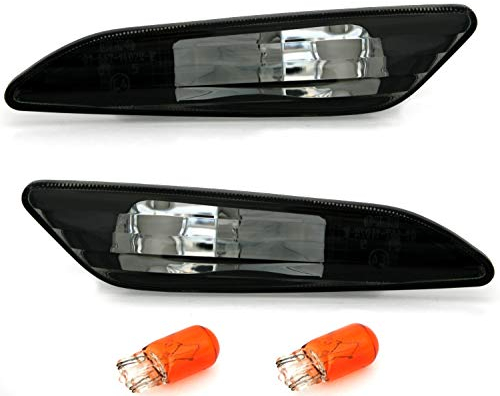Depo Seitenblinker Set in Klarglas Schwarz Blinker