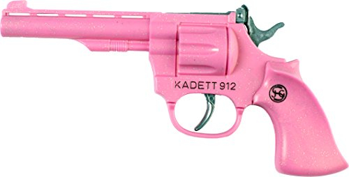Bauer Spielwaren Schrödel 4029120 - Kadett 100-Schuss auf Tester Pistole, 19cm, rosa
