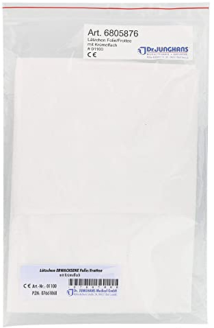 Dr. Junghans Medical GmbH Lätzchen für Erwachsene, Folie/Frottee mit Krümelfach, Esslätzchen und Esschürzen
