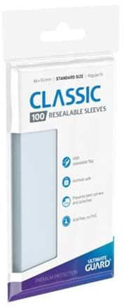Ultimate Guard Classic Sleeves Resealable Standard Size Transparent (100)