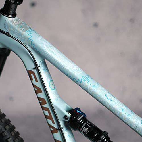 Dyedbro MTB-Rahmenschutzfolie Weiß