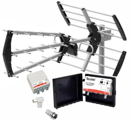 Kit Antena 5G + Amplificador 40dB + Fuente alimentación + Conexiones