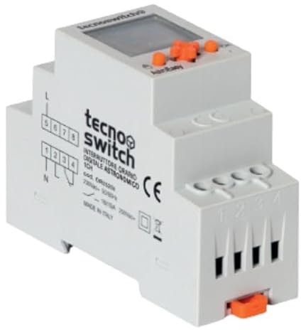 INTERRUTTORE ORARIO ASTRONOMICO EASY 230V (TECNO SWITCH cod. OR952DI)