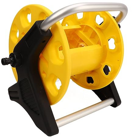 Carro Portamangueras, Estable, Fácil de Usar Portamangueras de Aluminio Estable para el Jardín Material de jardinería