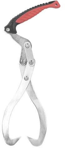 ANCLLO Log Tongs - Log Claw Lifting Clamps with Non-Slip Grip, Steel Log Sliding Tool, Labour-Saving Operation, Logging Grabber for Garden Wood, Grab Logs, Tree Stumps Handling