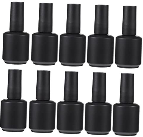 Baluue 12stücke Nagellack Flasche Mit Pinsel Leere Flaschen Für Nagelkunst Nachfüllbar Und Auslaufsicher Für -anwendungen Und Professionelle Nagelstudios