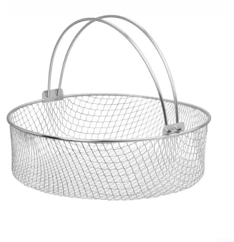 Accessoire en acier inoxydable pour friteuse à air comprimé Solution pratique pour cuire à la vapeur, déshydrater et filtrer dans la cuisine