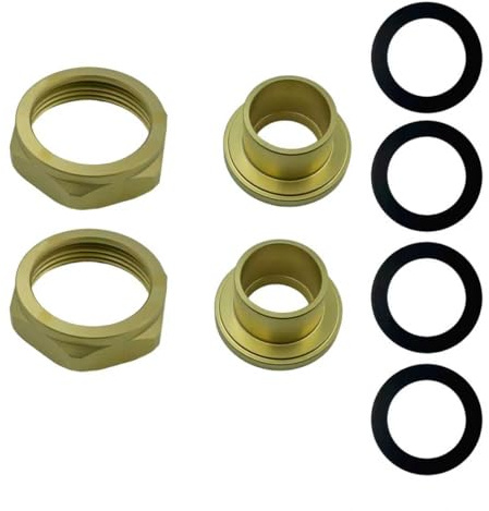 upmbzie 125 Bronze Union Flange 529911 3/4 Solder Connection Includes Nuts Gaskets and Adapters Compatible with 125 Union Pumps