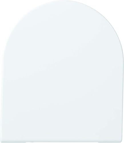 Gala Emma – Tapa y Asiento Fijo Inodoro - Forma U - Incluye Kit Fijación - Bisagras Acero Inoxidable - Fácil Limpieza - Color Blanco