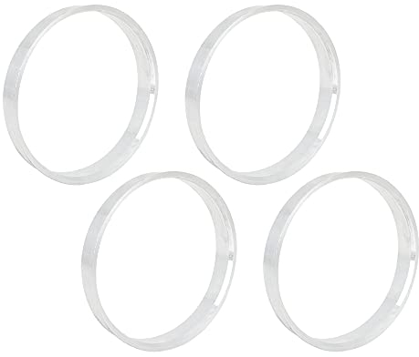X AUTOHAUX 4 Stück 67,1 bis 63,4 mm Auto Zentrierringe Alufelgen Radnaben Zentrierung