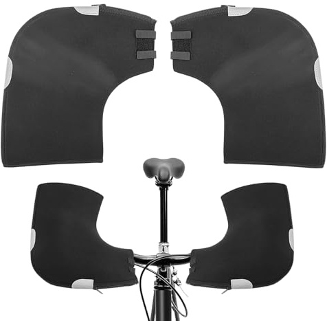 Guanti Per Manubrio Della Bicicletta - Pogies Bici Antivento, Guanti Da Ciclismo Per Freddo Per Scorri Quotidiani, Escursioni Nella Neve E Passeggiate Mattutine Per Uomini E M
