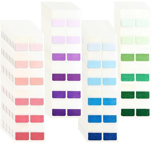 EnixwH 480 Piezas Marcadores Adhesivos para Libros Etiquetas Posits Libros Pestañas de Colores Pestañas de Indice para Oficina Documentos Calendarios Sticky Tabs Notas Libros Escuela