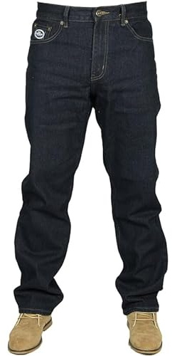 Forge Mens Big and Tall Jeans Casual Cotton Work Wear Heavy Duty Jeans for Men, Blue Colour, 36W / 32L