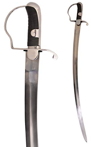 Preußischer Kavalleriesäbel M 1811, Blüchersäbel Säbel echt Metall Erwachsene Piratensäbel Hochwertiges Schwert ab 18