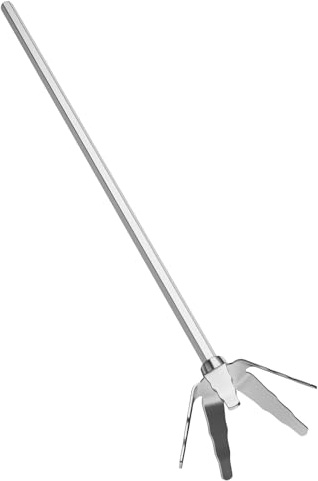 onlyfire 3 Inch Stainless Steel Pork Puller, Ultra-Sharp Meat Fork Meat Shredder Used with Standard Hand Drill for Beef, Chicken, Potato Masher and Tamale Meat
