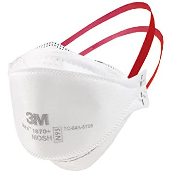 3M- Aura 1870+ Niosh Certified - Pack of 20, White