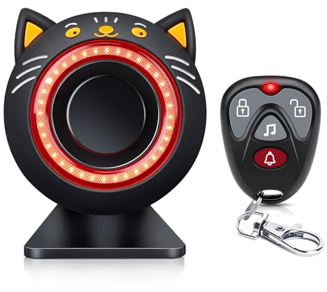 ELECTOP 120dB Car Alarm System with Motion Sensor & Sound, Car Security System Anti-Theft Device Car Alarm with Wireless Remote & Led Light for Cars, Trucks, Suvs