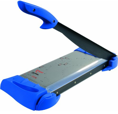 Maped - Material de Oficina - Universal - Cizalla Manual con Palanca - Formato A4 - Empuñadura Ergonómica - Cuchilla no Afilada - Mesa de Acero para Corte de Precisión
